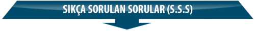 Sıkça sorulan sorular Sıkça sorulan sorular